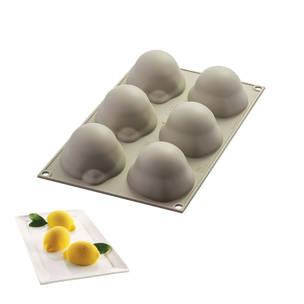 Moule silicone trompe l'oeil citrons de Silikomart