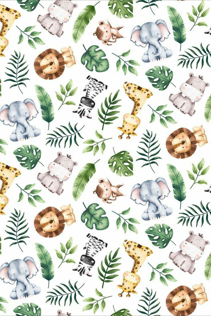 Impression feuille de sucre safari fond