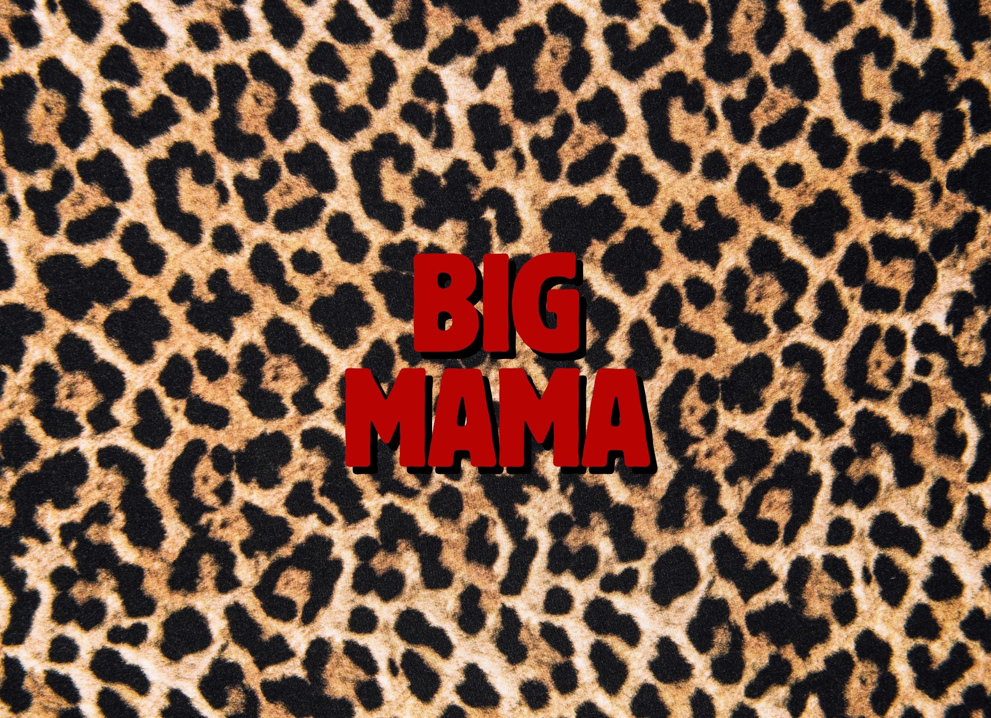 Impression feuille de sucre BIG MAMA Leopard