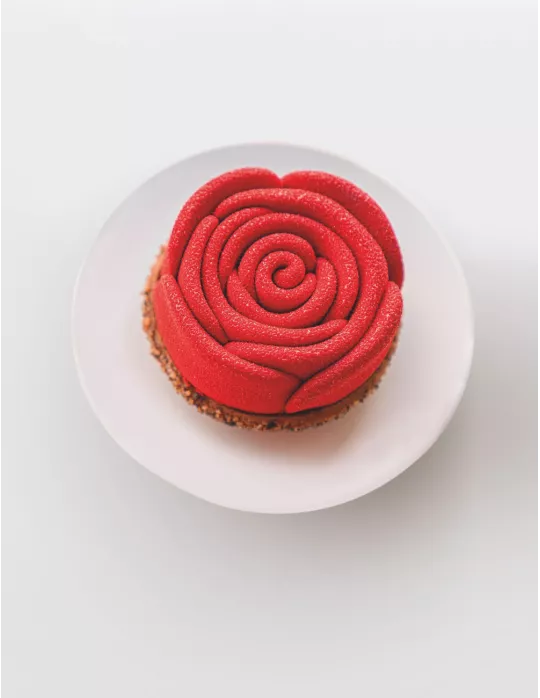 Moule Pavoflex Ø 78 x 26H mm(x12)  La vie en rose by Cédric Grolet  - Pavoni