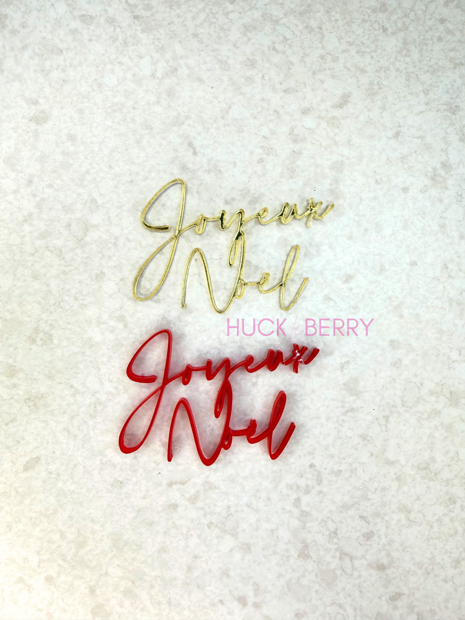 Mini face topper Joyeux Noel - plusieurs couleurs