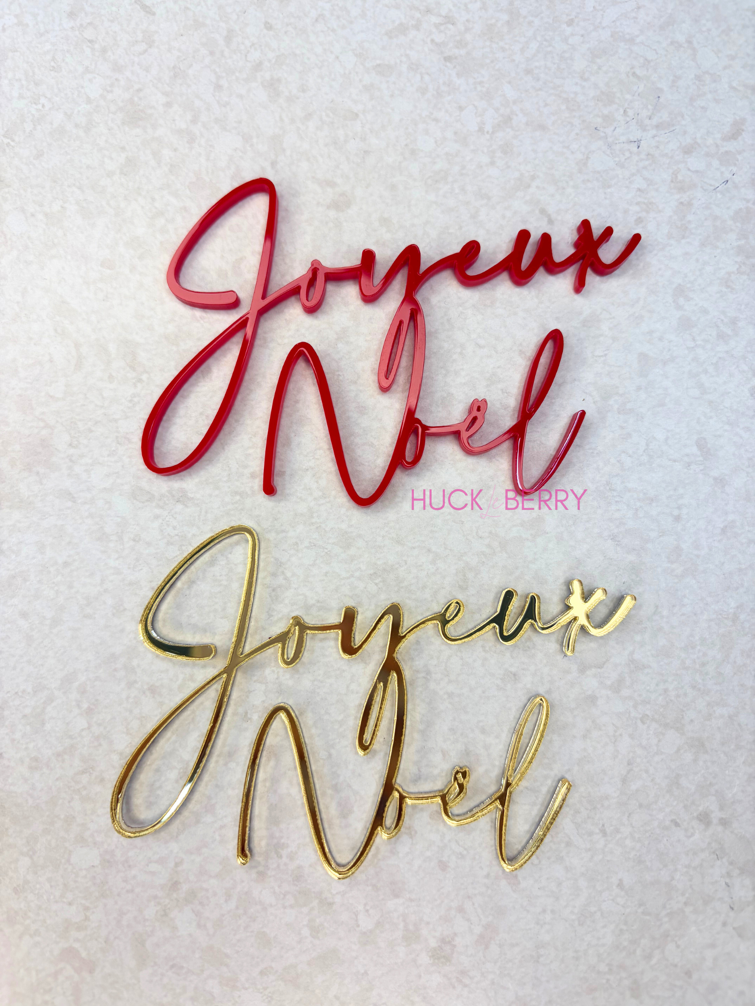 Face topper Joyeux Noel - plusieurs couleurs