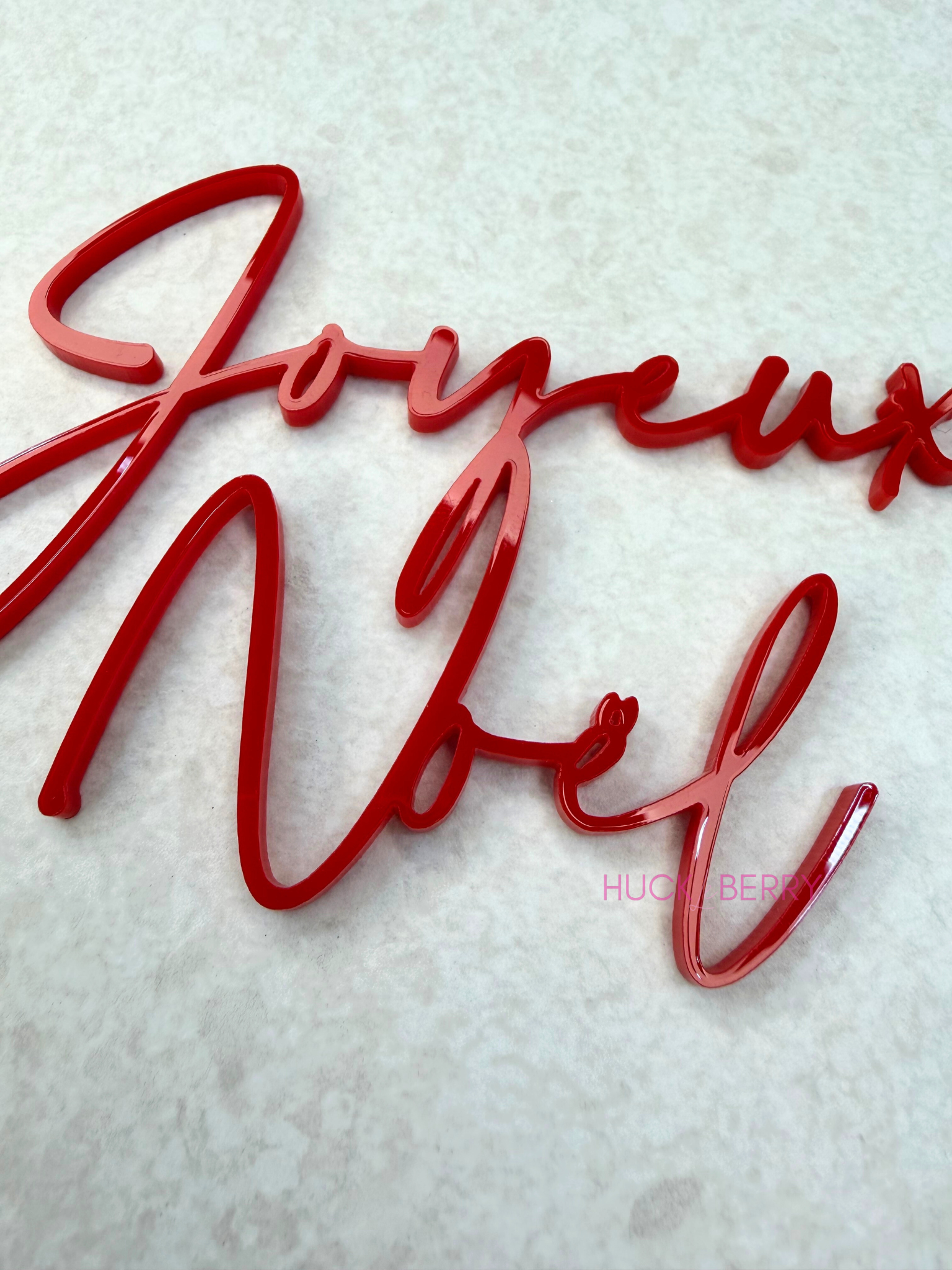 Face topper Joyeux Noel - plusieurs couleurs