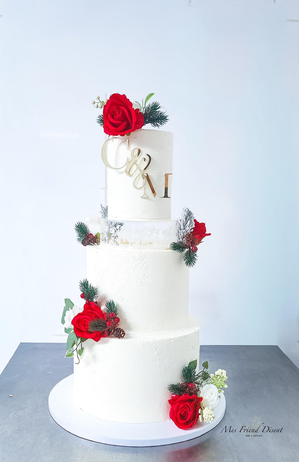 Face topper Initial acrylique