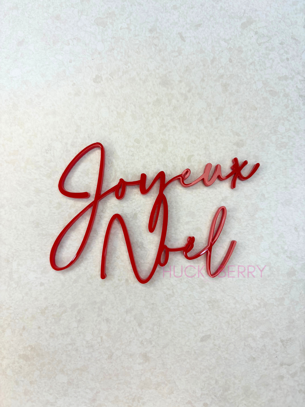 Face topper Joyeux Noel - plusieurs couleurs