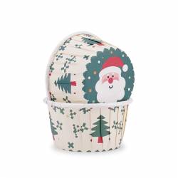 50 caissettes de Cuisson Joyeux Noel (Ø50 x 40 mm) – Azucren