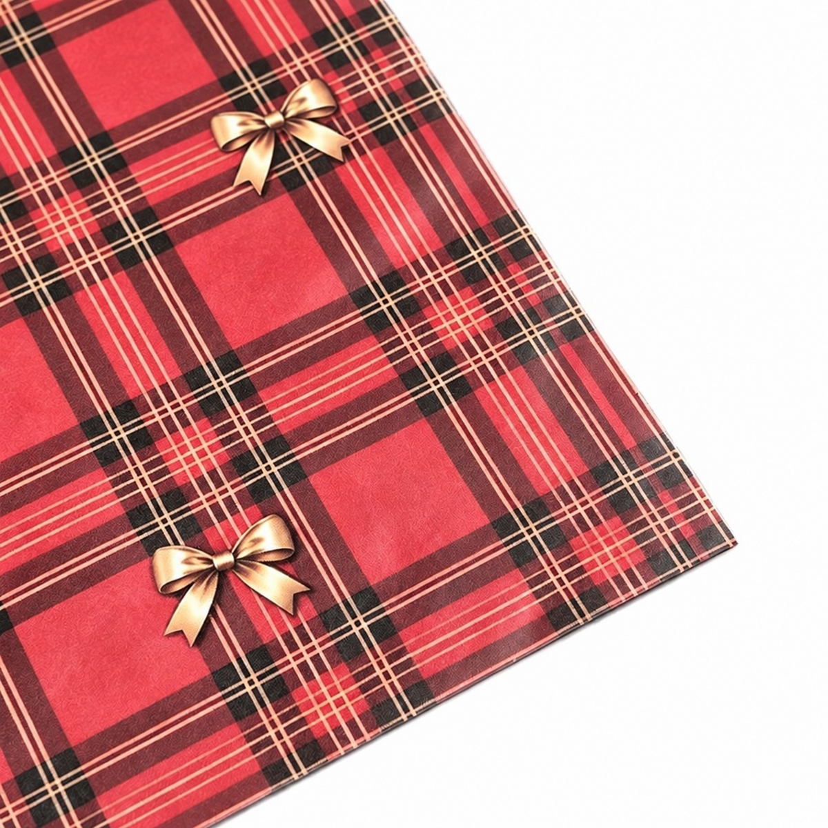 50 feuilles de papier bento emballage 25 x 25 cm - Noel