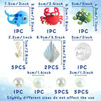 Set decoration theme ocean