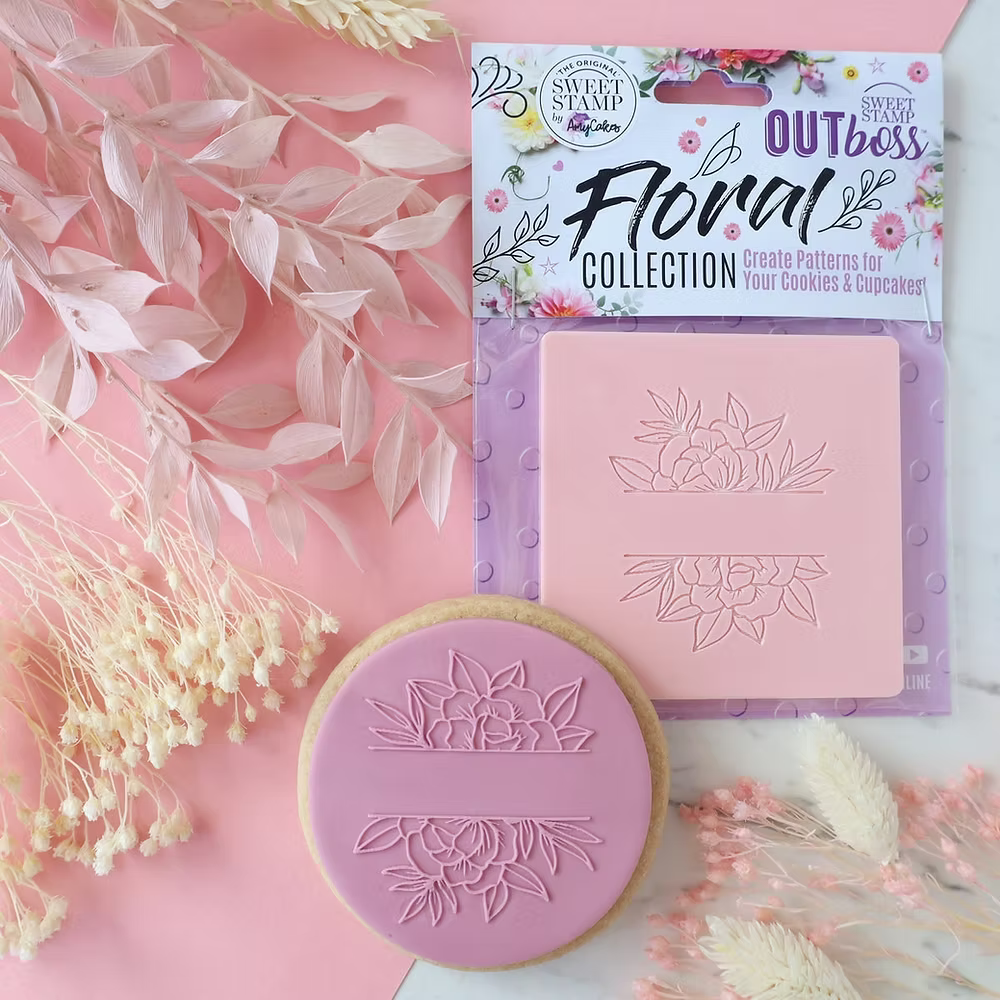Tampon Outboss Floral Peony Frame - Sweet Stamp