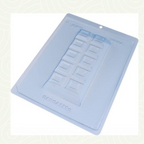 BWB Moule à Chocolat en 3 parties - Tablette de Chocolat