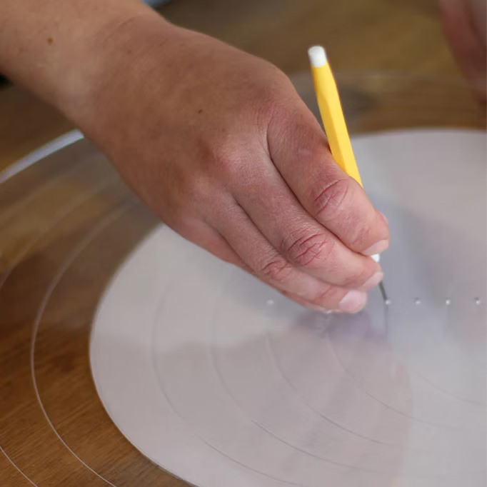 Guide rond acrylique pour dowel