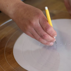 Guide rond acrylique pour dowel