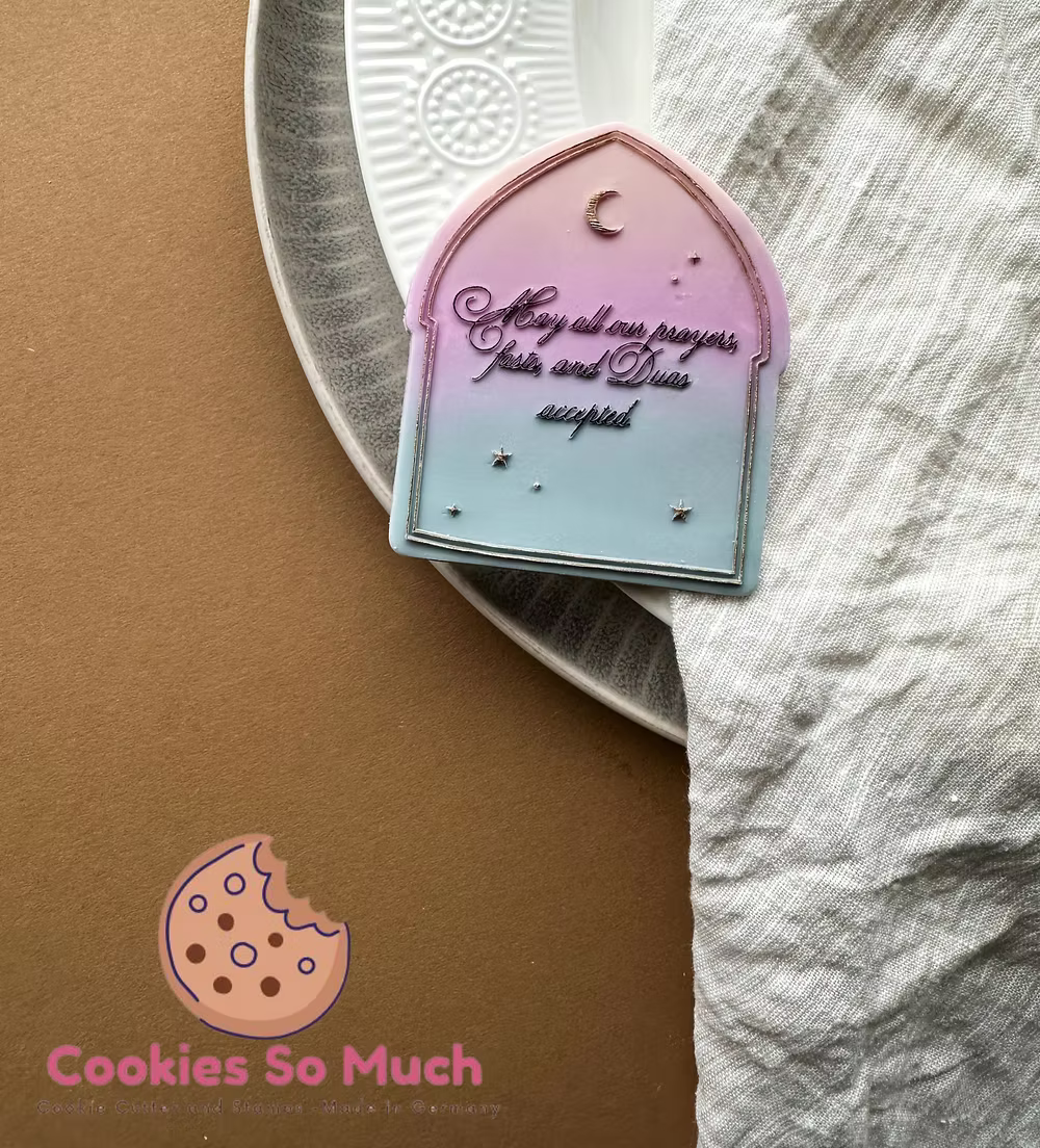 Tampon + Emporte-pièce May all your prayers texte - CSM