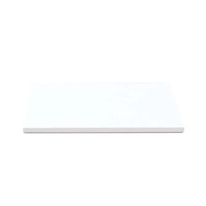 Cake drum rectangulaire blanc  - 12 mm d'épaisseur Decora