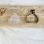 Tampon embosser + emporte-pièce à motif 3D minaret et de dôme  - CCF