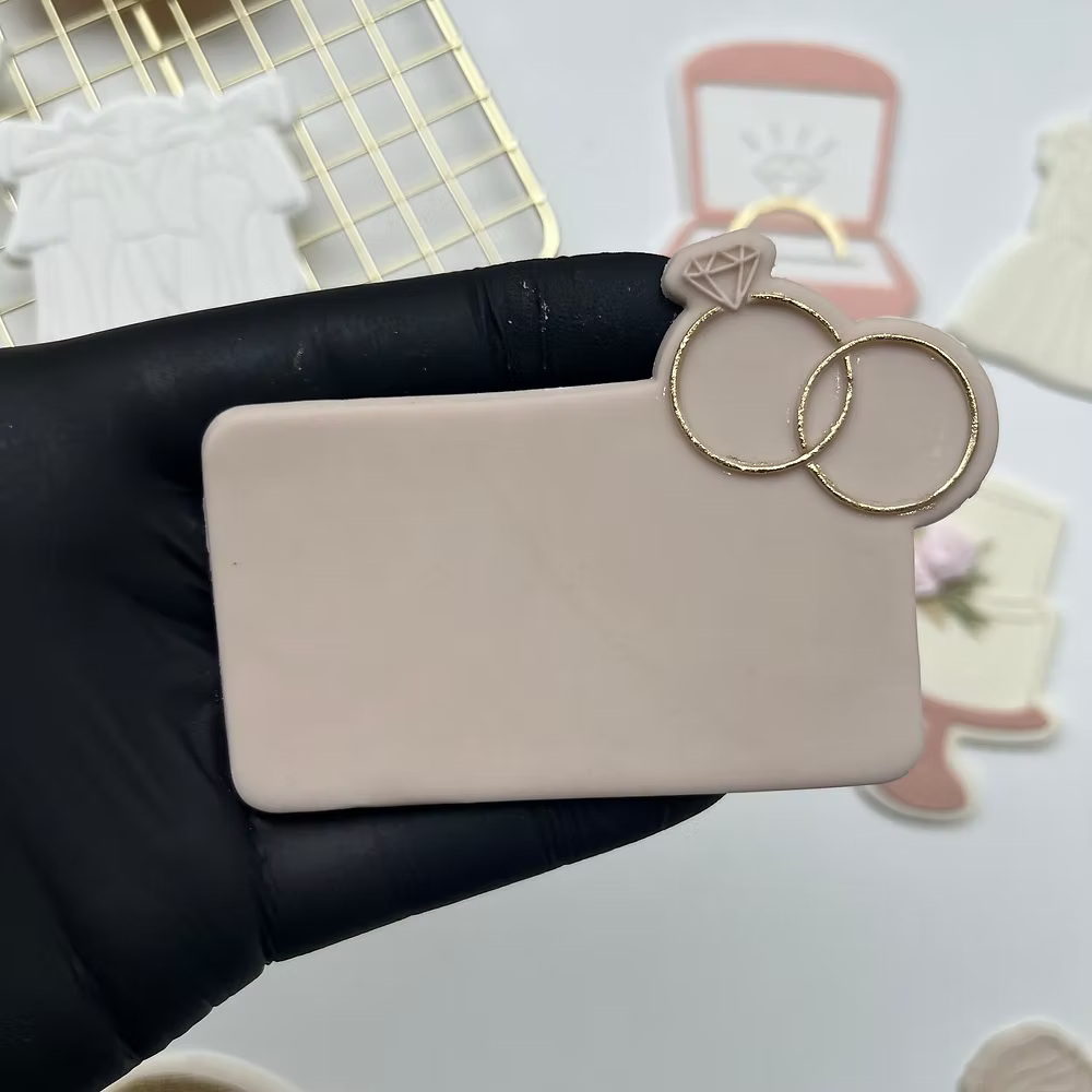 Tampon + emporte piece Wedding Rings Board - LM