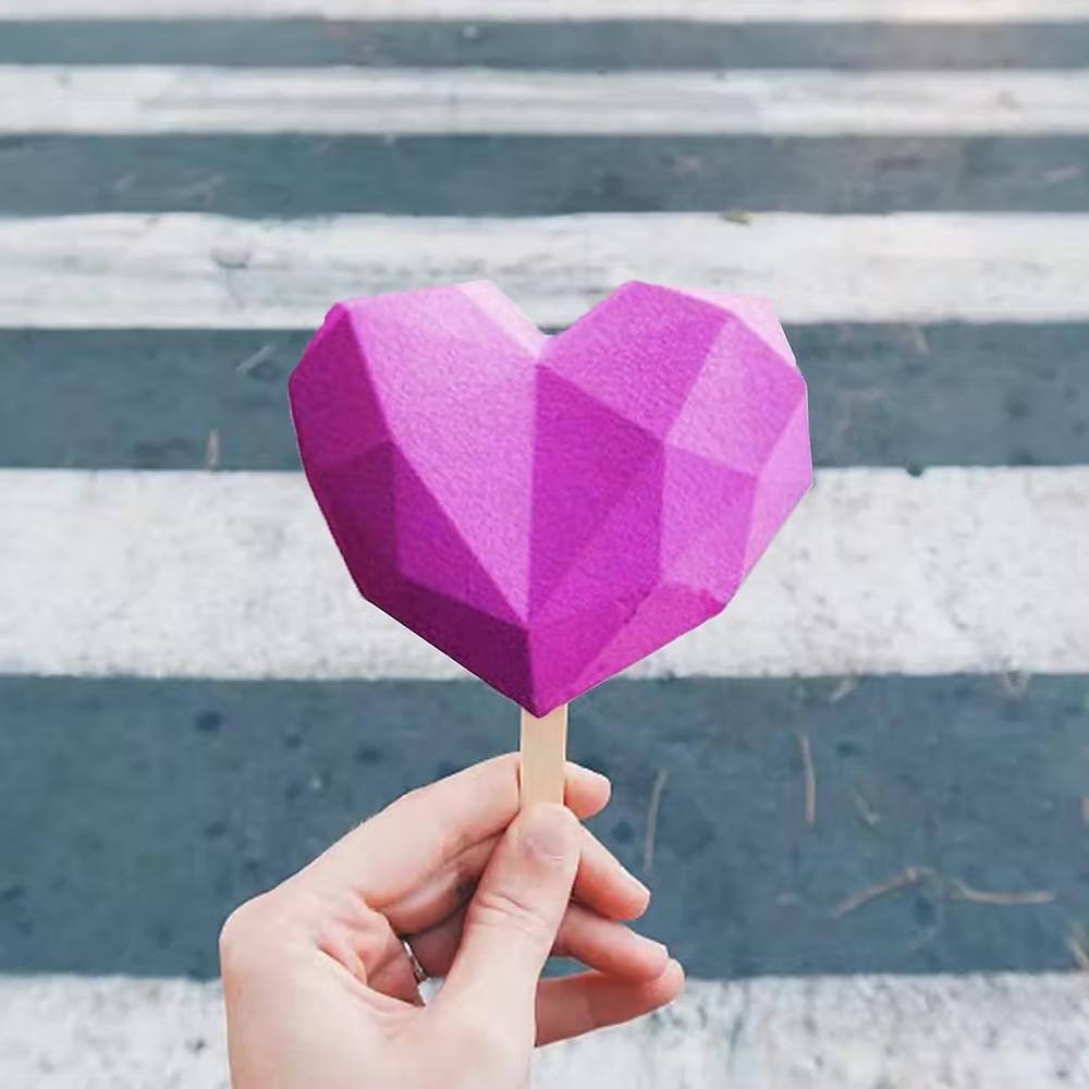 Moule Grand Coeur 4 cavités