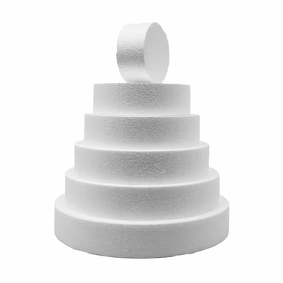 Dummy polystyrène rond 5 cm de hauteur  - diamètre aux choix