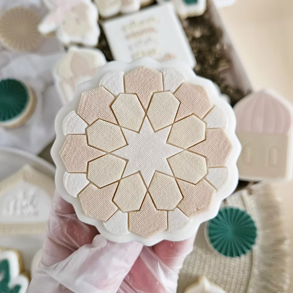 49 - Mosaique - Tampon Acrylique + Emporte pièce