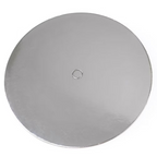 Set 10 Cake Board Rond Perforé Argent LOYAL - taille au choix