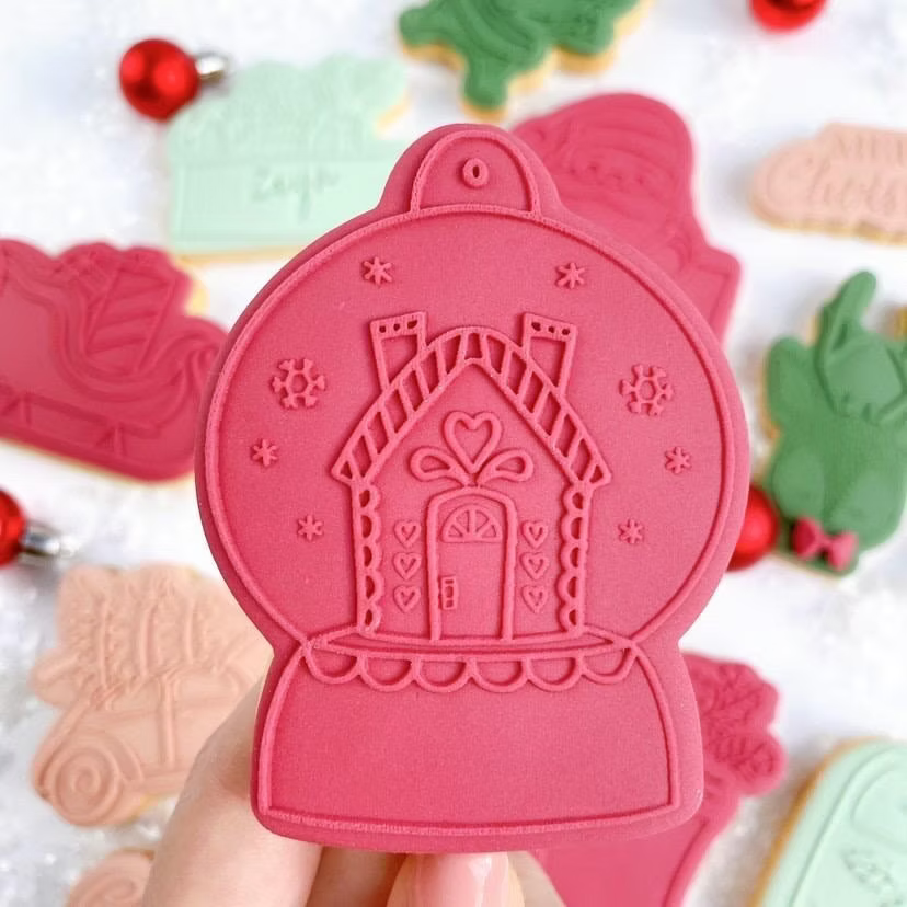 Tampon Boule à neige + cookie cutter - Oh my cookies