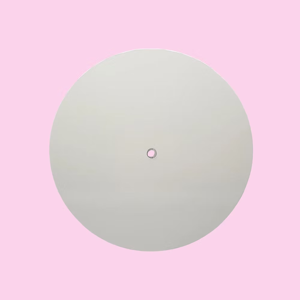 Cake board Blanc avec trou central - taille au choix