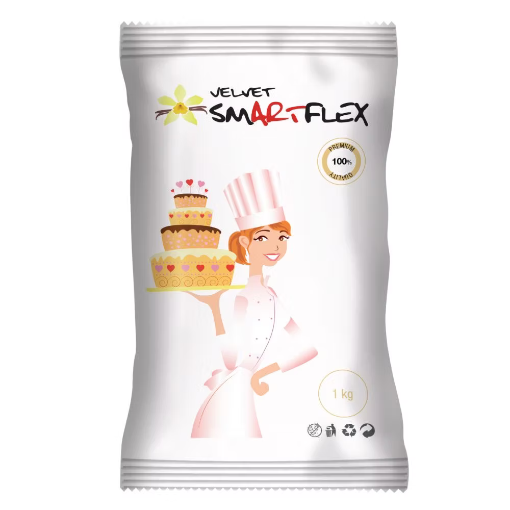Pâte à sucre Blanche 1kg - SmartFlex
