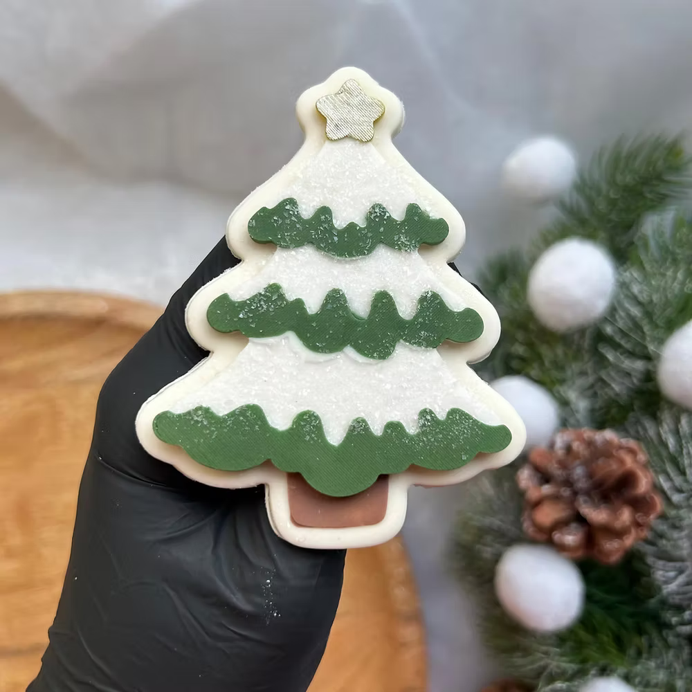 Tampon en PLA + Emporte-pièce 2024 NOEL #18 - Christmas Tree - LM