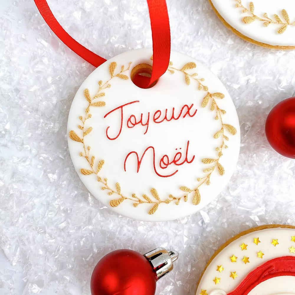 Joyeux Noël arc florale - Oh my Cookie