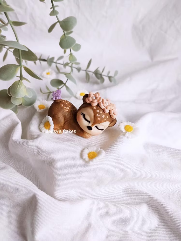 Moule 3d cerf endormi