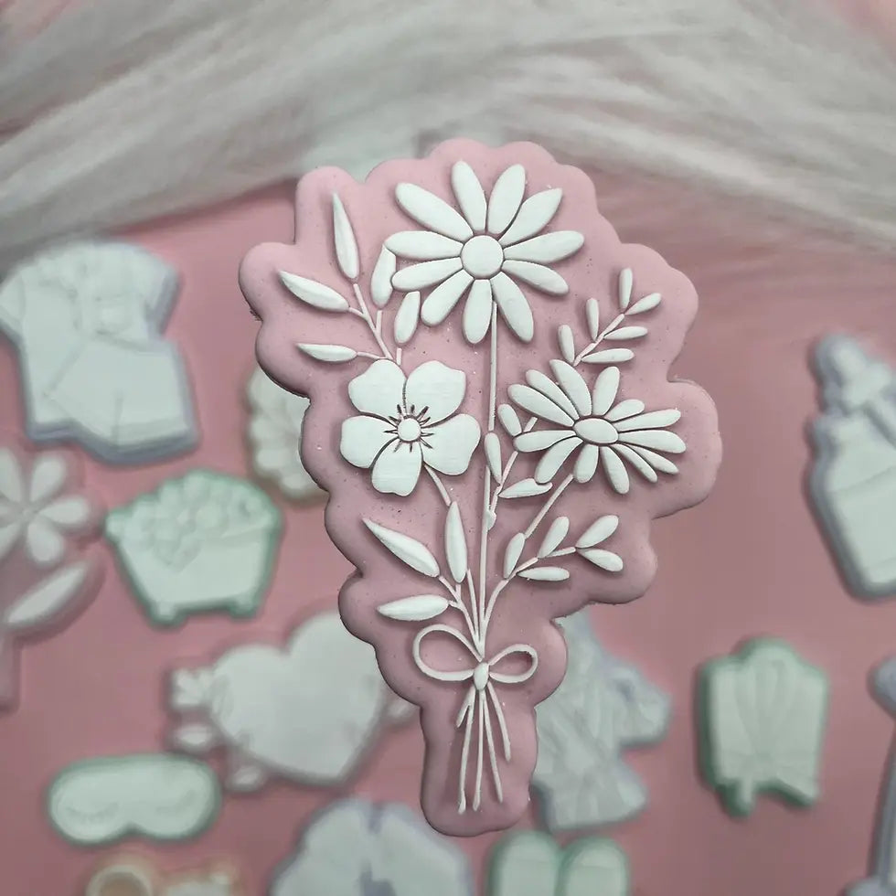 Tampon + emporte Flower bouquet - LM