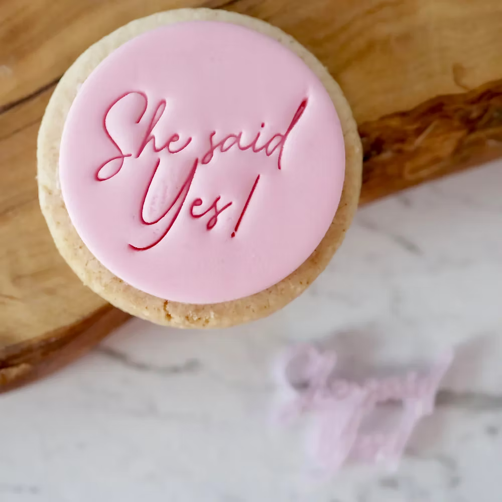 Mini Stamp She Said Yes! - Sweet stamp