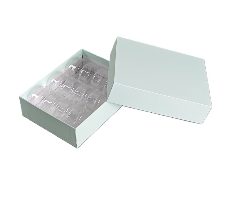 Coffret de 12 macarons à couverture rigide - Vert menthe