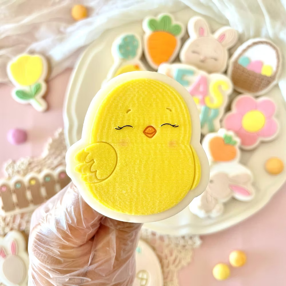 Tampon + emporte pièce #075 - Chick - LM