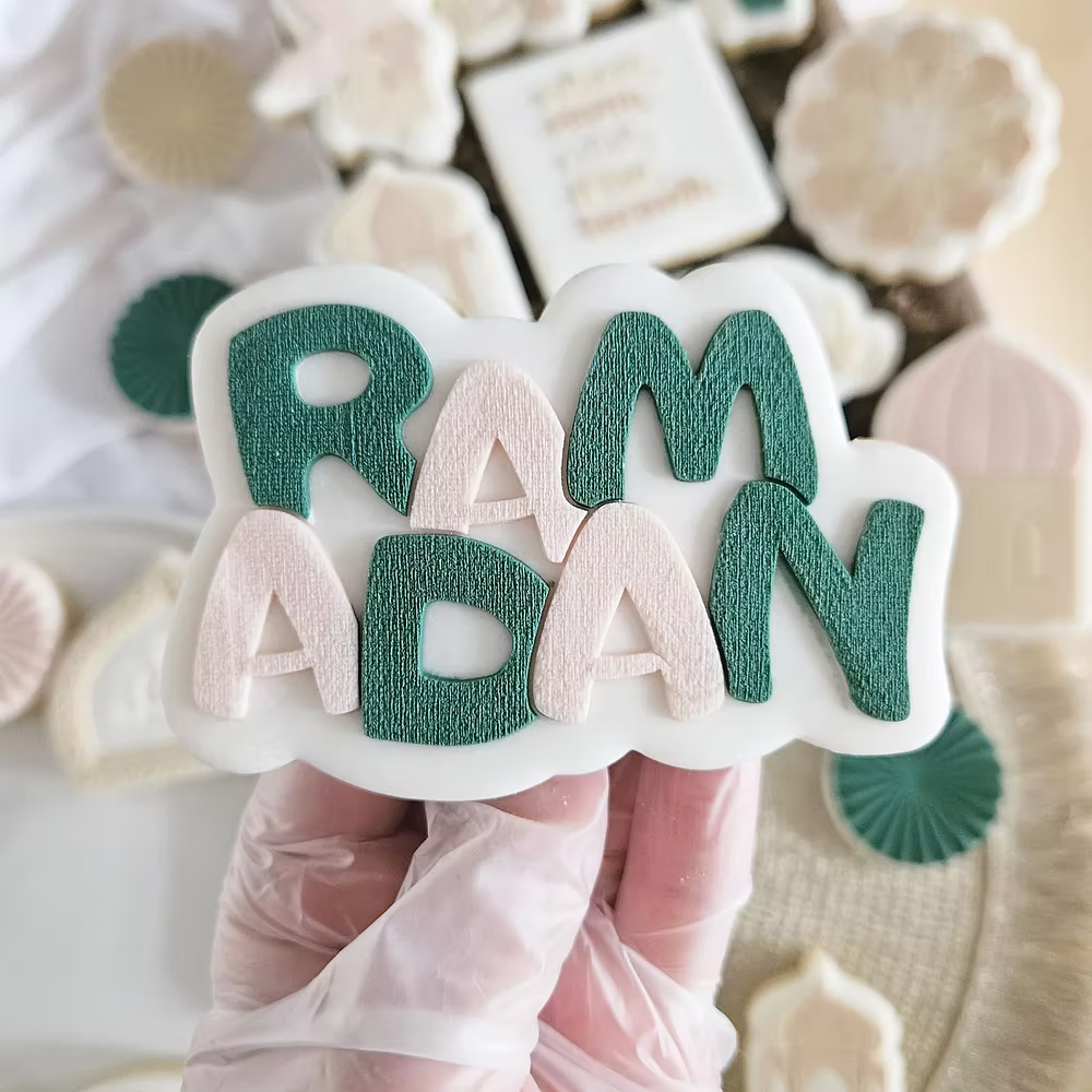 52 - Ramadan - Tampon Acrylique + Emporte pièce