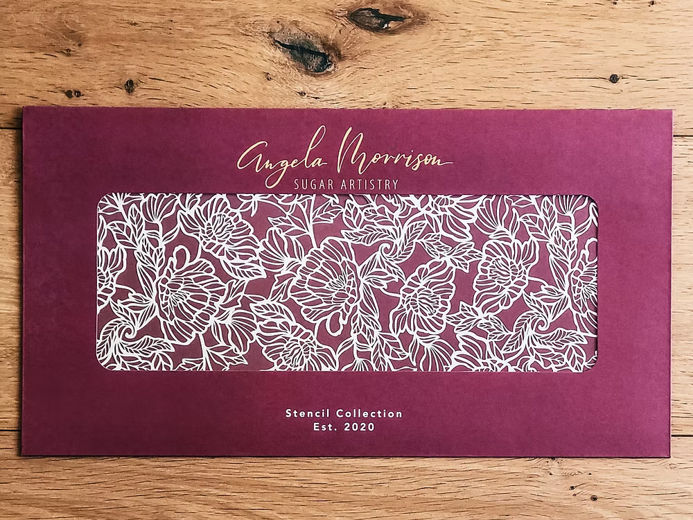 Pochoir Violet - Angela Morrison