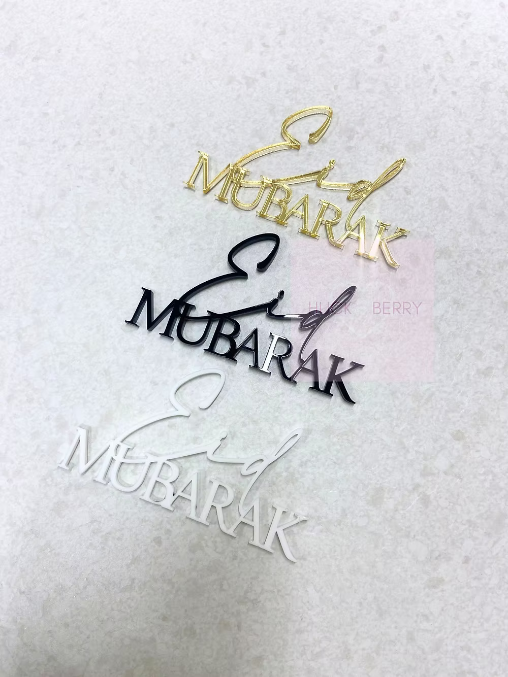 Face topper modèle Eid Mubarak