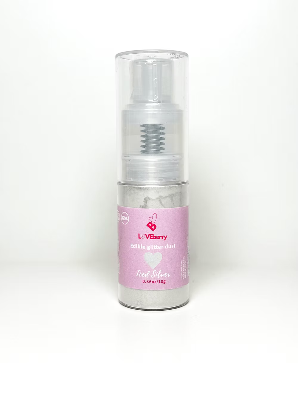 Spray paillette glitter Iced Silver - Loveberry  ♥