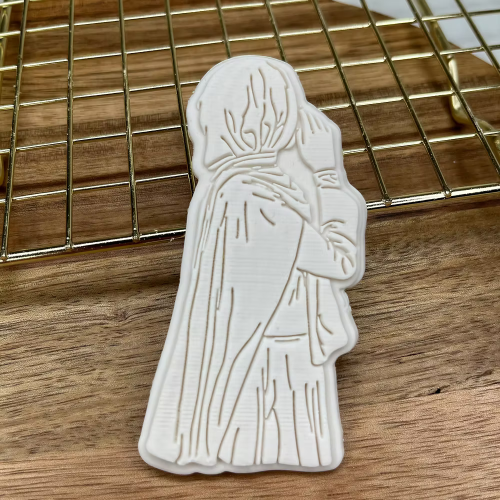 Tampon + emporte pièce Cadre Girl with Hijab  - LM