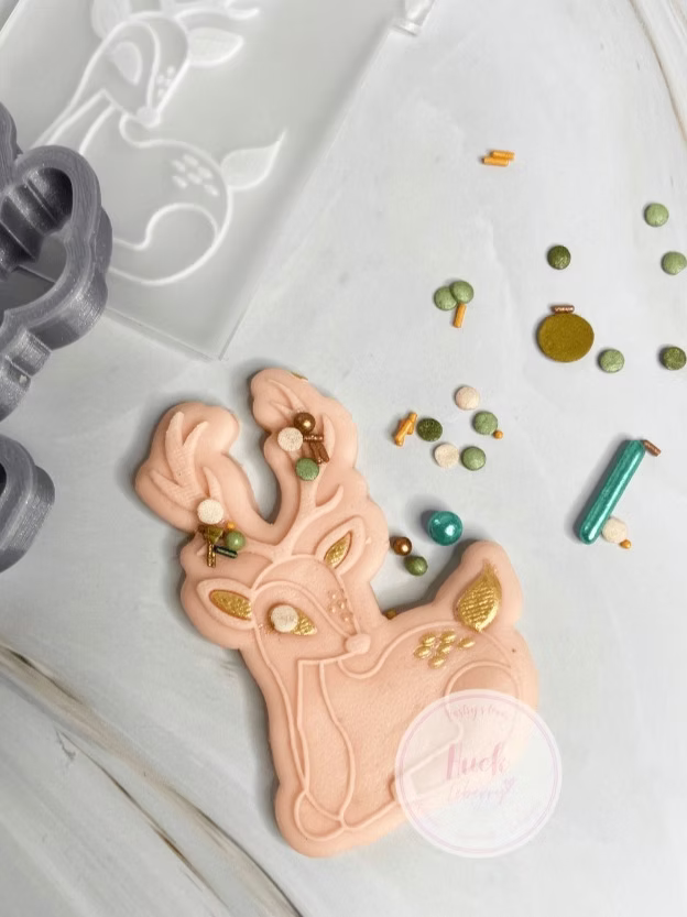 Tampon cerf + emporte piece