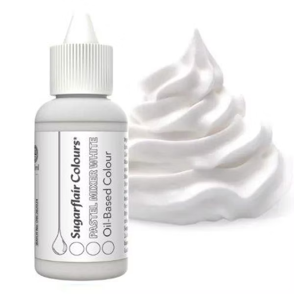 Sugarflair Mélangeur Pastel blanc 30 ml