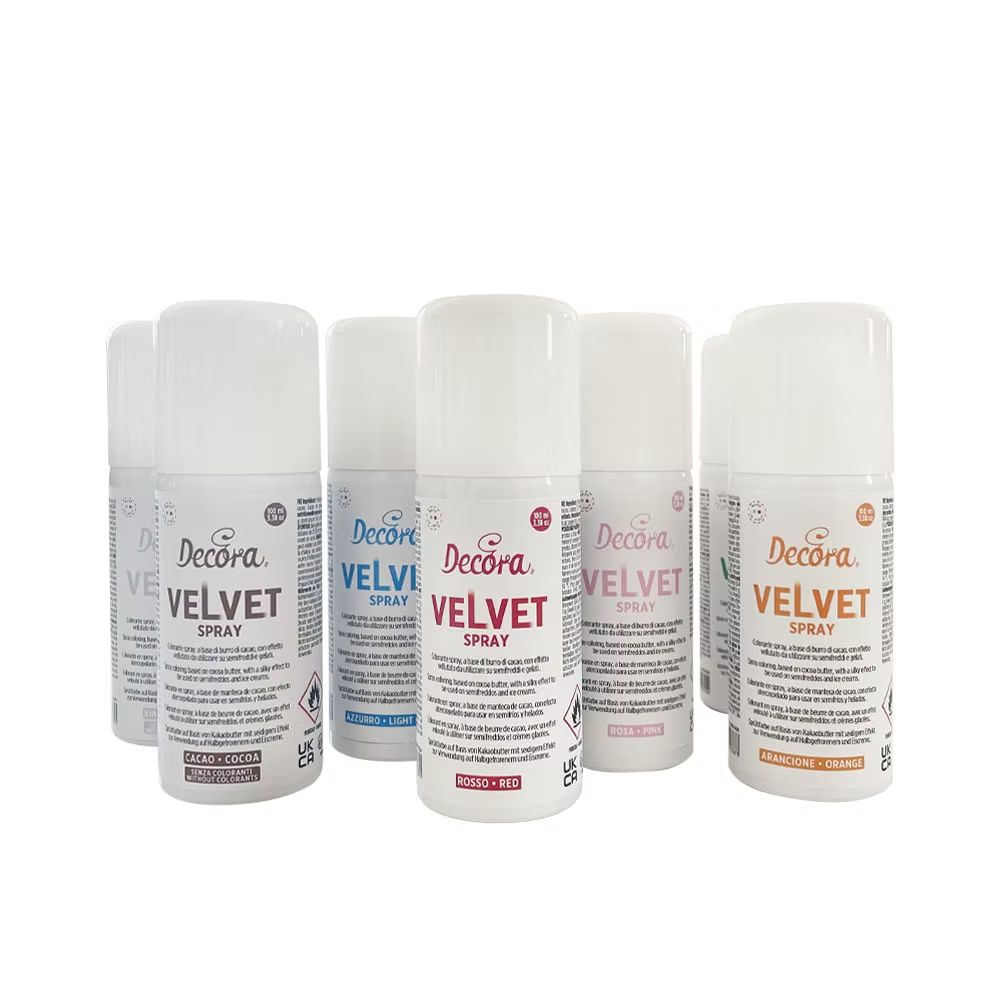 Spray velour 100 ml decora - plusieurs couleurs