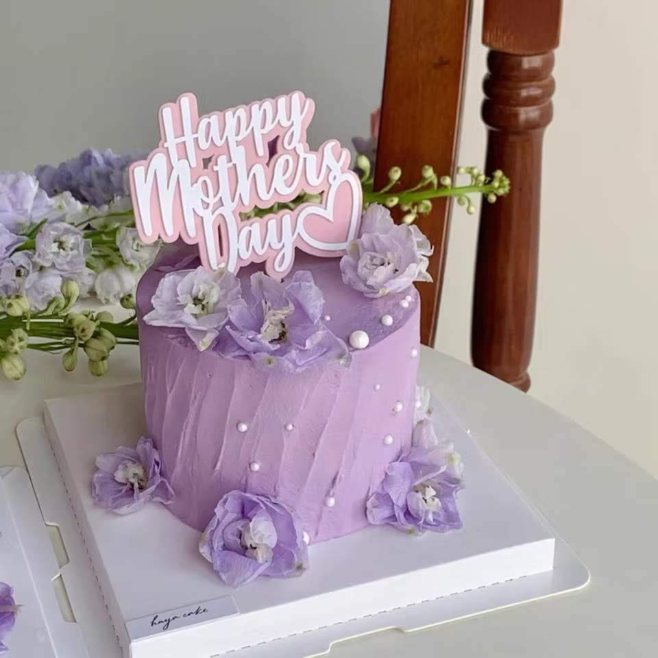 Topper Happy mothers day acrylique