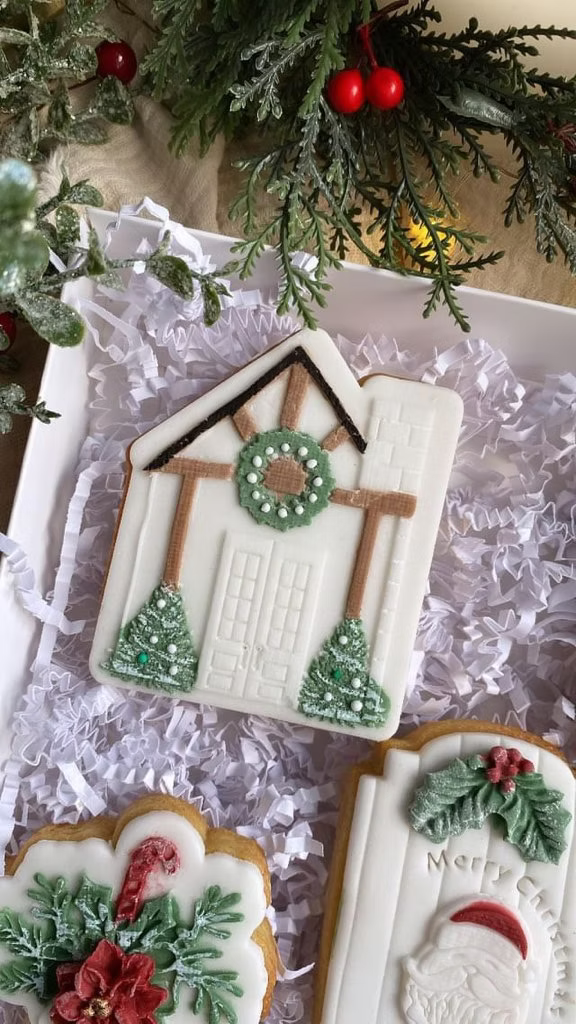 Tampon House winter + emporte piece