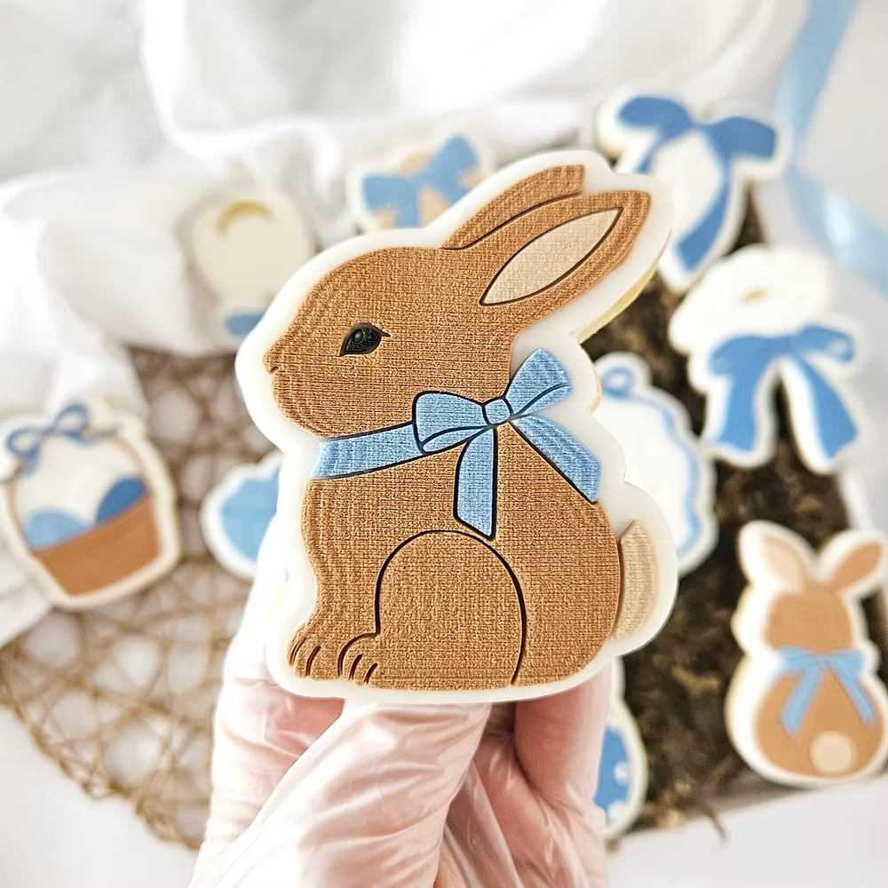 Tampon + Emporte-pièce #060 - Bunny with Bow - LM