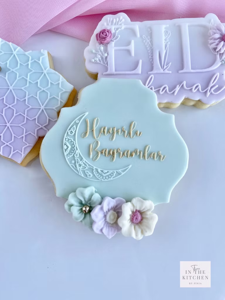 Hayirli Bayramlar lune Joyeuses fêtes en turque - Oh my cookies