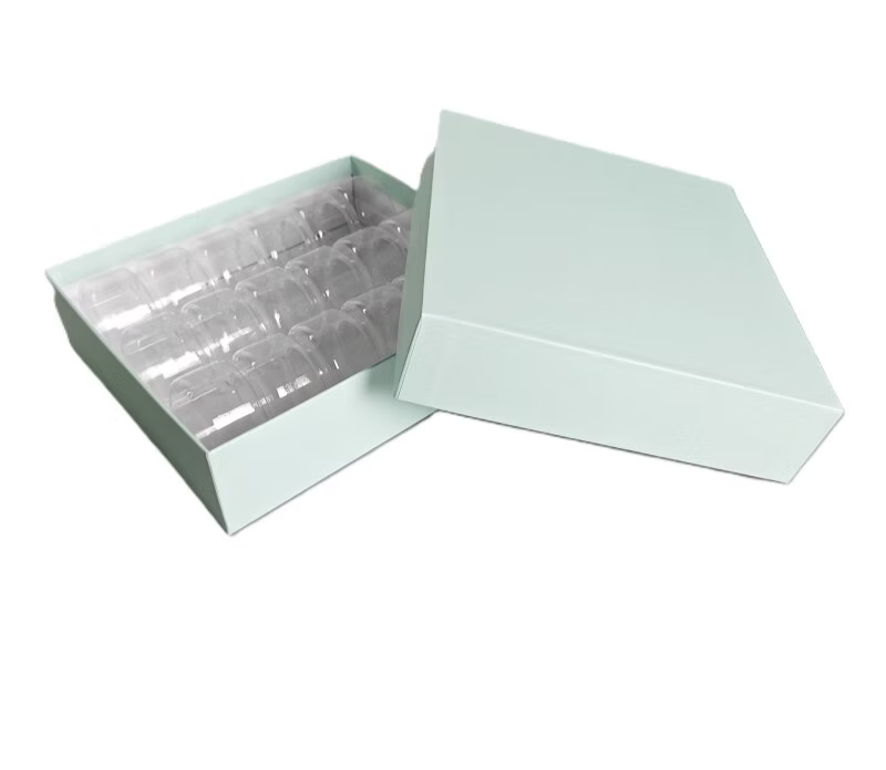 Coffret de 18 macarons à couverture rigide - Vert menthe