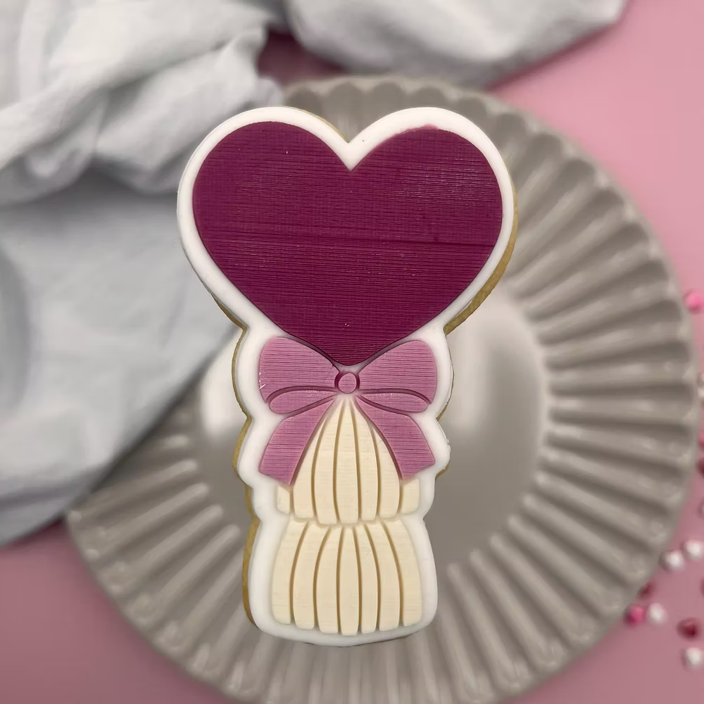 Tampon + emporte Cœur ballon - LM