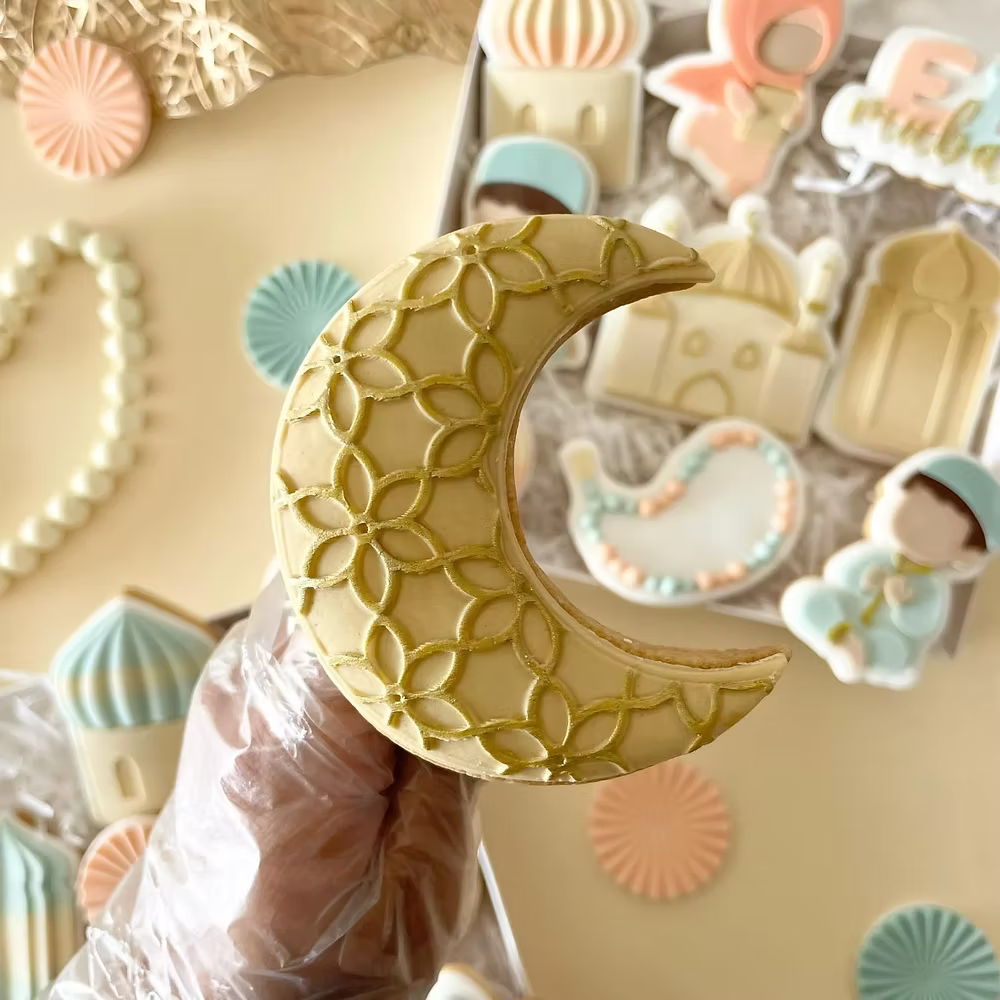 61 - Lune 3D - Stamp PLA + Emporte pièce