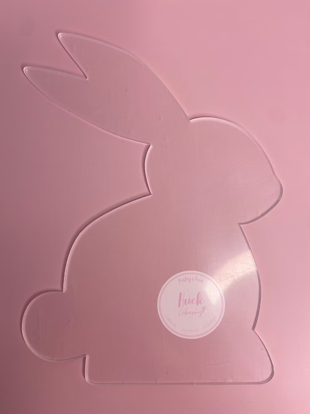 Lapin lissage ganache ou form cake